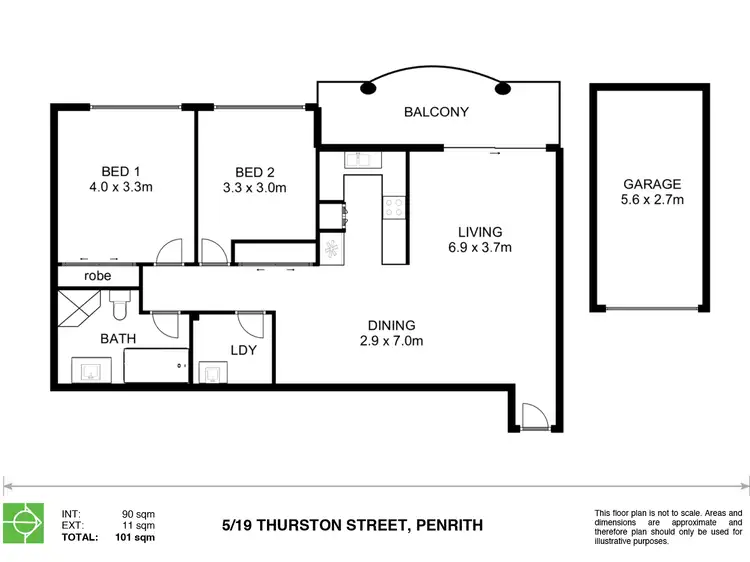 Floorplan of Homely apartment listing, 5/19-21 Thurston Street, Penrith NSW 2750