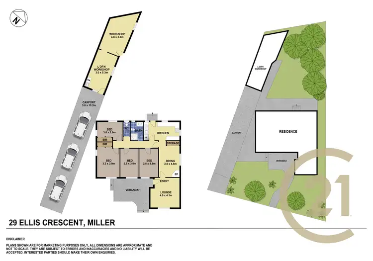 Floorplan of Homely house listing, 29 Ellis Crescent, Miller NSW 2168