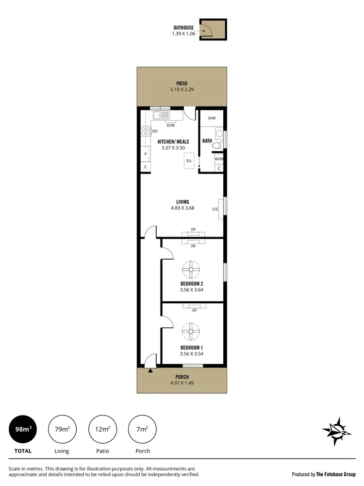 Floorplan of Homely house listing, 31 Roberts Street, Birkenhead SA 5015