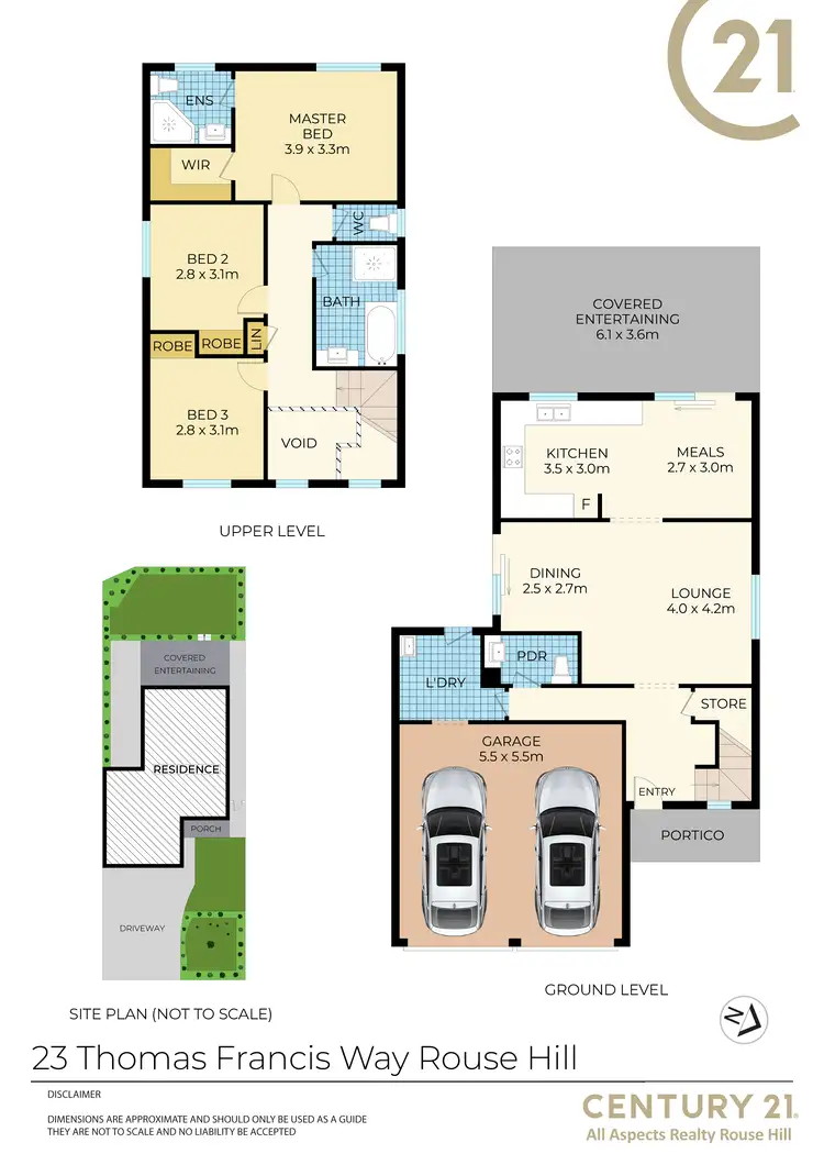 Floorplan of Homely house listing, 23 Thomas Francis Way, Rouse Hill NSW 2155