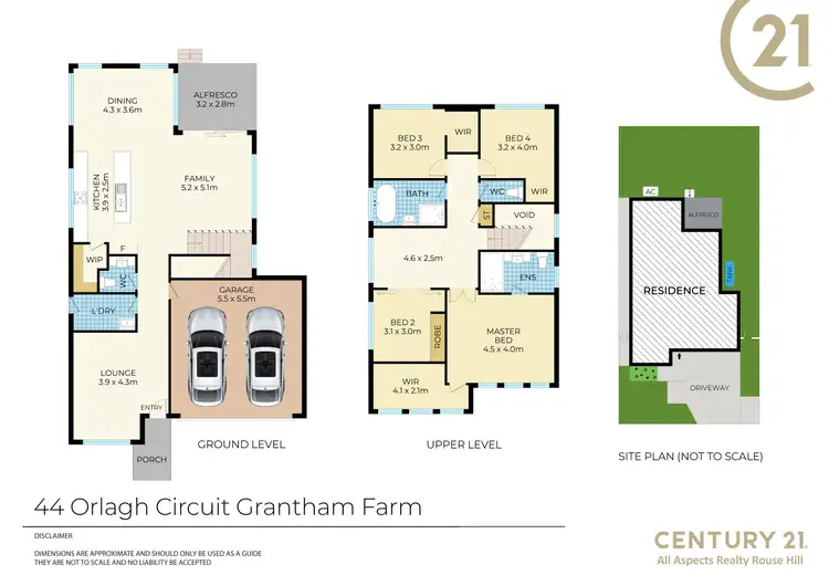 Floorplan of Homely house listing, 44 Orlagh Circuit, Grantham Farm NSW 2765