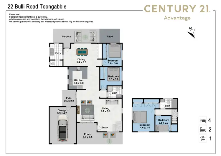 Floorplan of Homely house listing, 22 Bulli Road, Toongabbie NSW 2146
