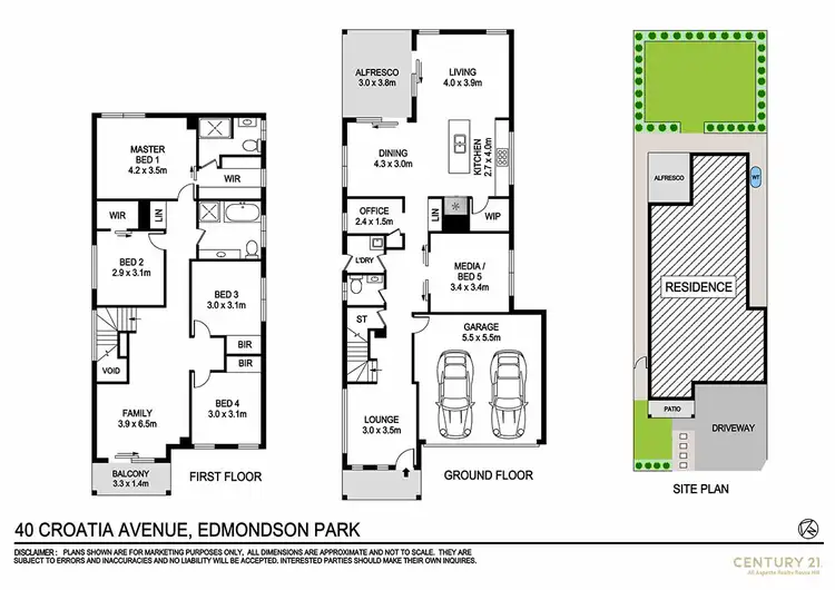 Floorplan of Homely house listing, 40 Croatia Avenue, Edmondson Park NSW 2174