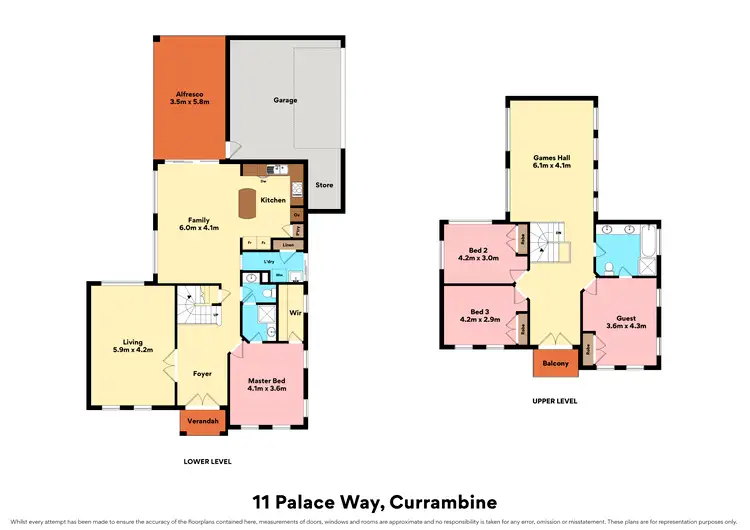 Floorplan of Homely house listing, 11 Palace Way, Currambine WA 6028