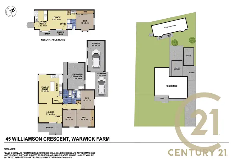 Floorplan of Homely house listing, 45 Williamson Crescent, Warwick Farm NSW 2170
