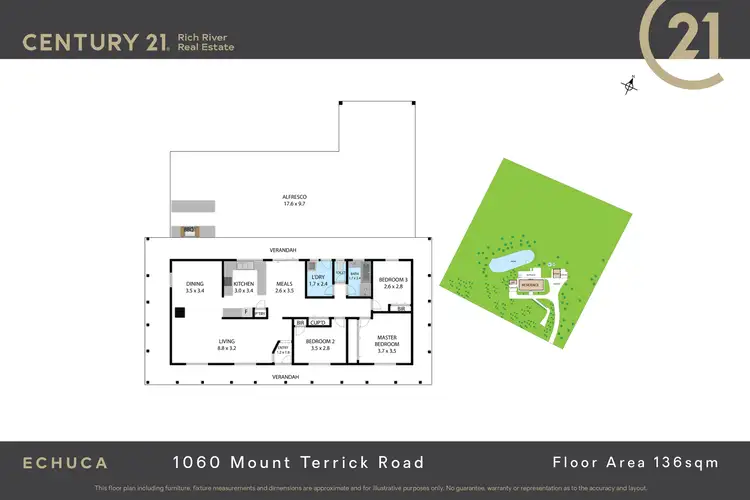 Floorplan of Homely other listing, 1060 Mount Terrick Road, Echuca VIC 3564