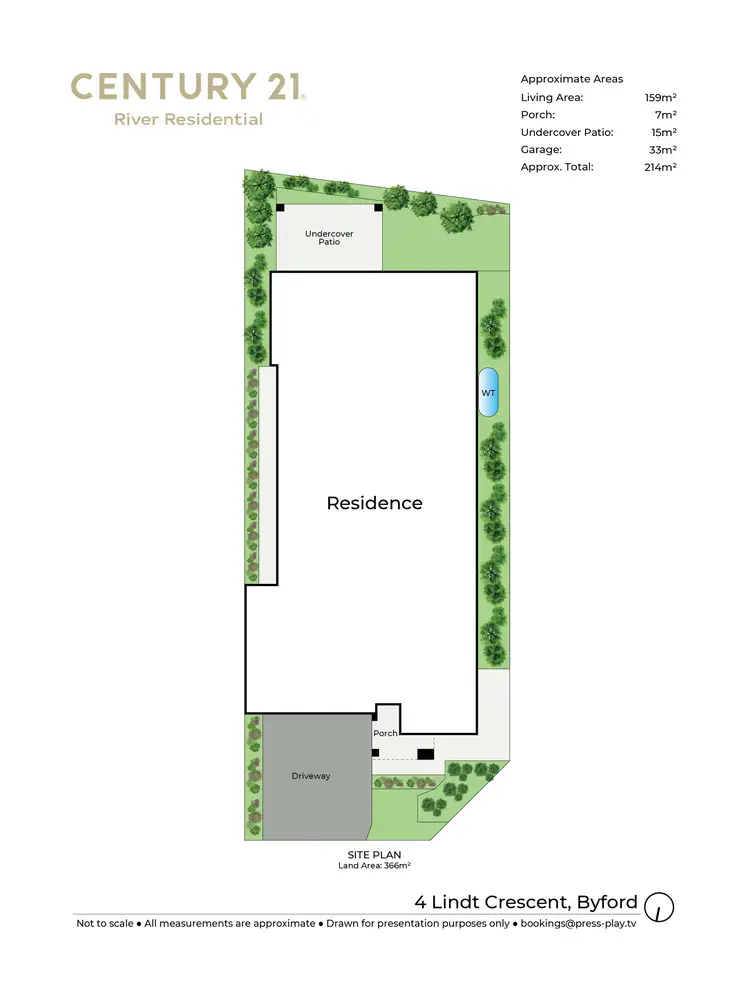 Floorplan of Homely house listing, 4 Lindt Crescent, Byford WA 6122