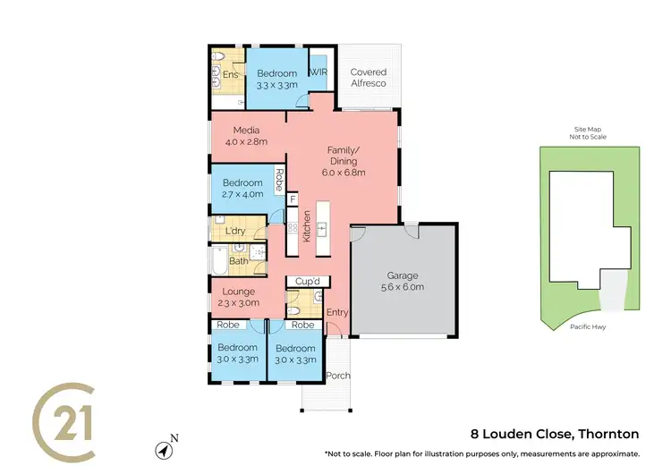 Floorplan of Homely house listing, 8 Louden Close, Thornton NSW 2322