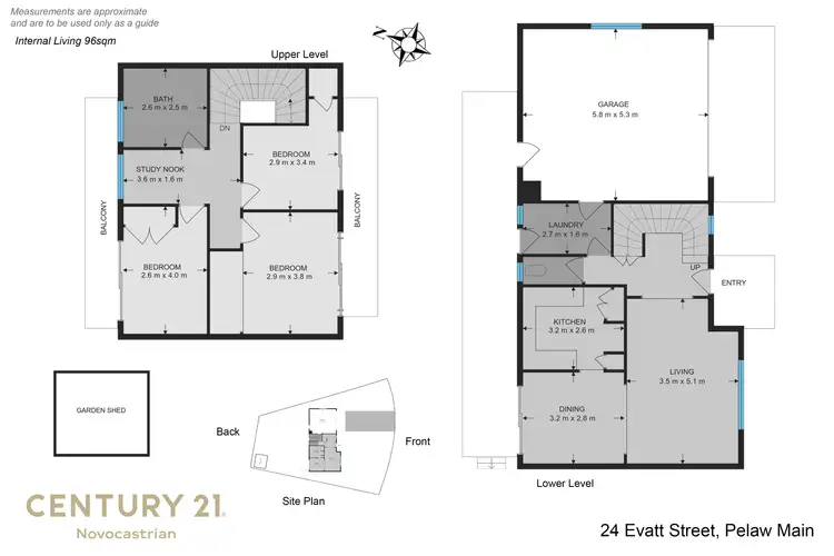 Floorplan of Homely house listing, 24 Evatt Street, Pelaw Main NSW 2327