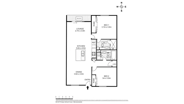 Floorplan of Homely apartment listing, Address available on request
