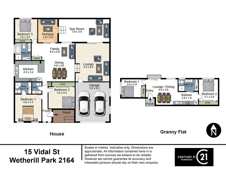 Floorplan of Homely house listing, 15 & 15A Vidal Street, Wetherill Park NSW 2164
