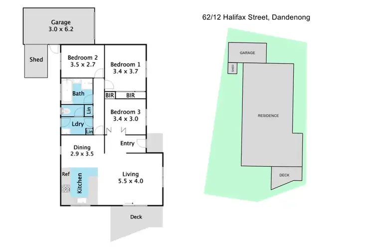 Floorplan of Homely unit listing, 62/12 Halifax Street, Dandenong VIC 3175
