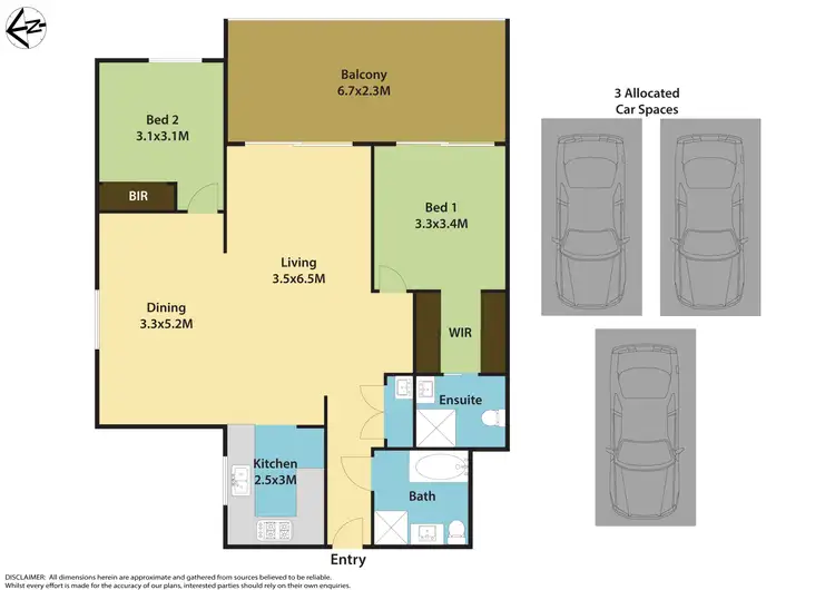 Floorplan of Homely apartment listing, 304/43 Devitt Street, Blacktown NSW 2148