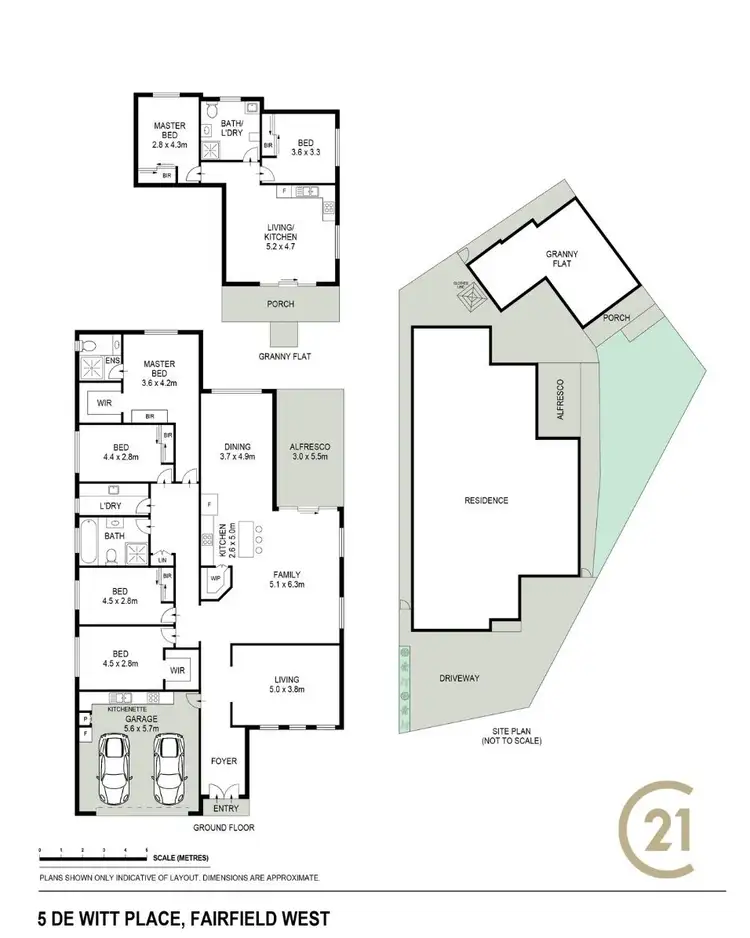 Floorplan of Homely house listing, 5 De Witt Place, Fairfield West NSW 2165