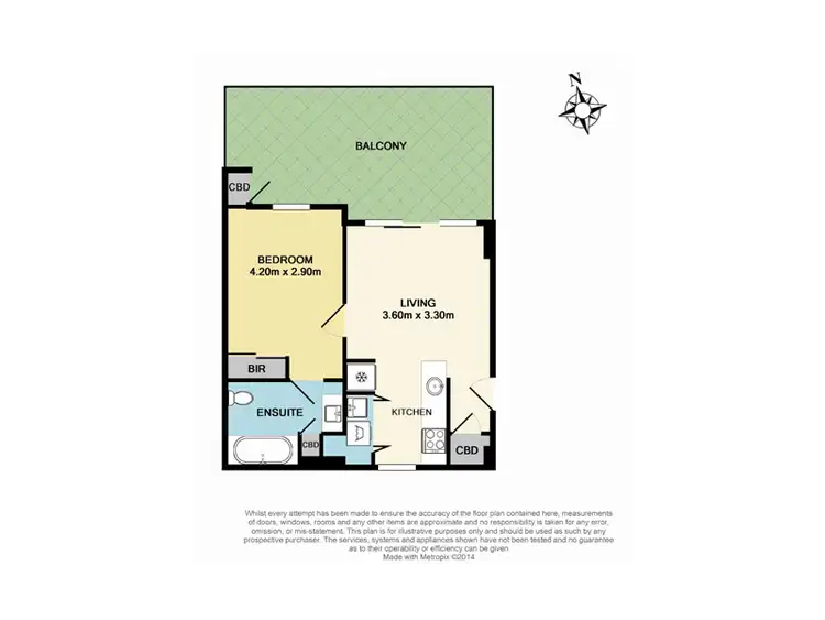 Floorplan of Homely apartment listing, 9/210-220 Normanby Road, Notting Hill VIC 3168