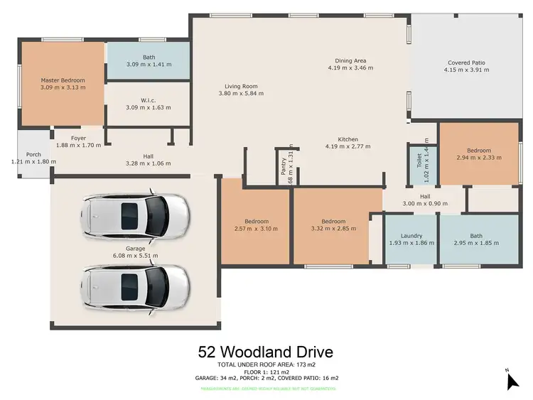 Floorplan of Homely house listing, 52 Woodland Drive, Southside QLD 4570