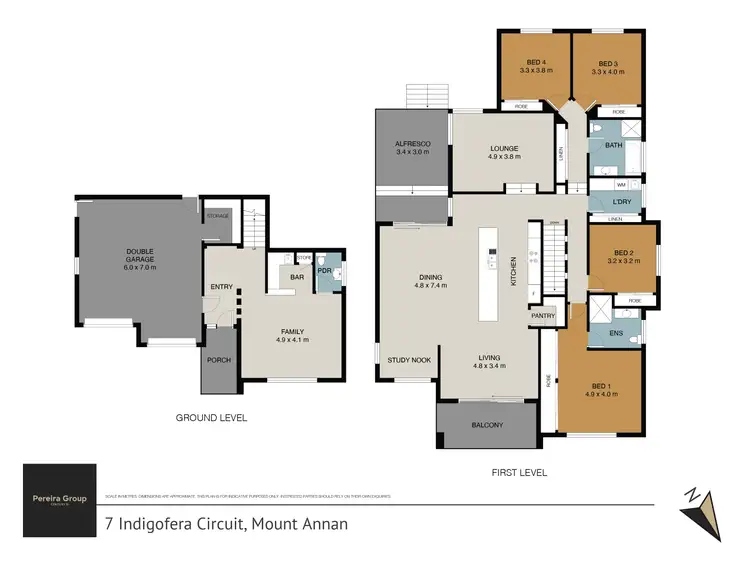 Floorplan of Homely house listing, 7 Indigofera Circuit, Mount Annan NSW 2567
