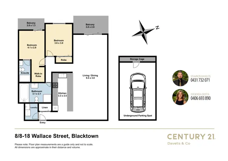 Floorplan of Homely apartment listing, 8/8-18 Wallace Street, Blacktown NSW 2148