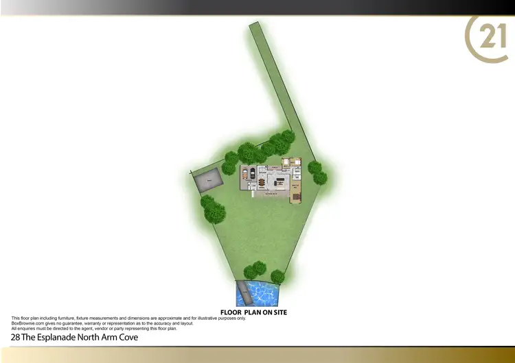 Floorplan of Homely house listing, 28 The Esplanade, North Arm Cove NSW 2324