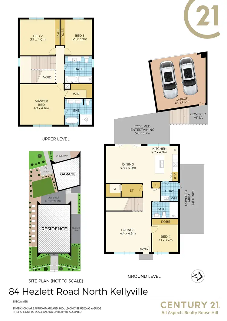 Floorplan of Homely house listing, 84 Hezlett Road, North Kellyville NSW 2155