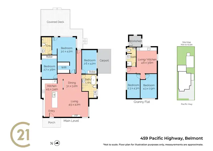 Floorplan of Homely house listing, 459 Pacific Highway, Belmont NSW 2280