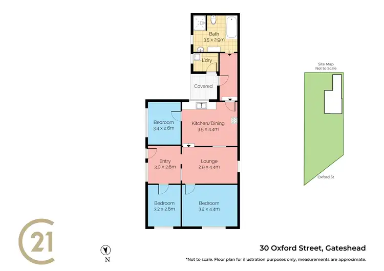 Floorplan of Homely house listing, 30 Oxford Street, Gateshead NSW 2290