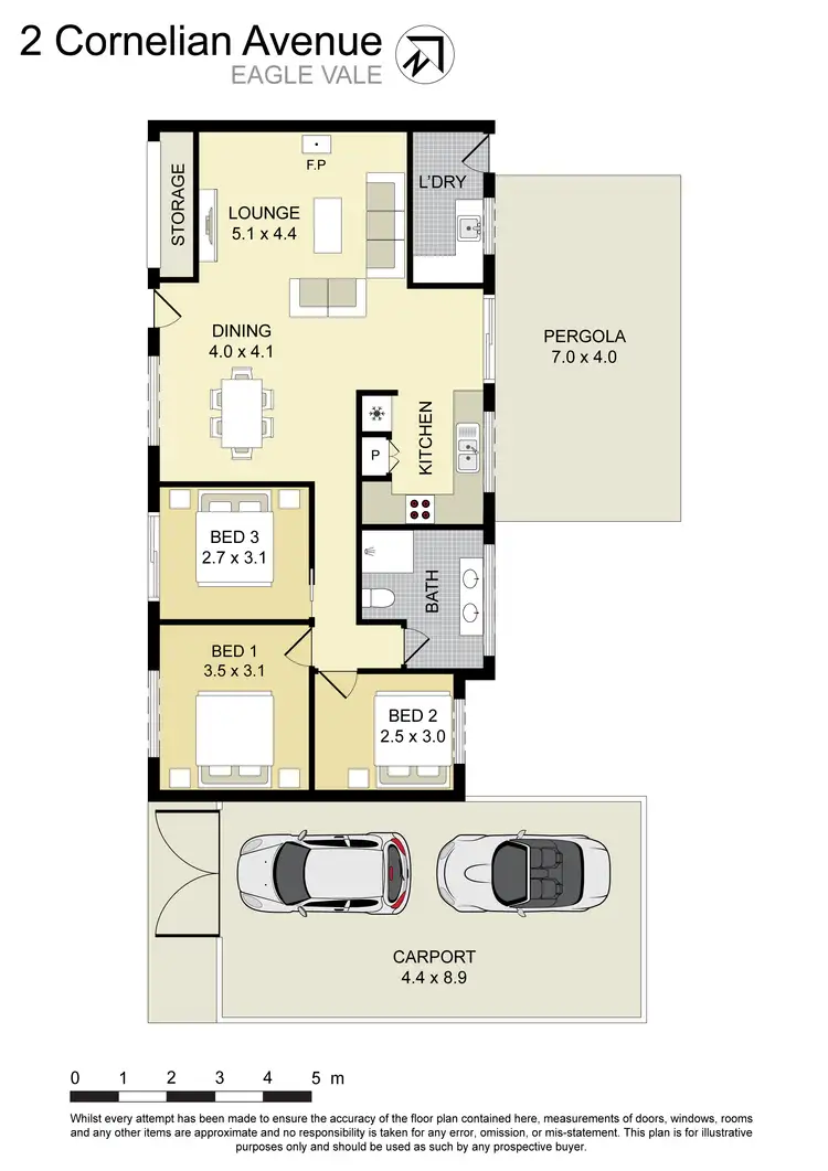 Floorplan of Homely house listing, 2/2 Cornelian Ave, Eagle Vale NSW 2558