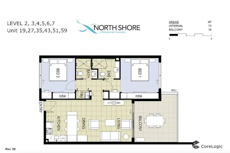 Floorplan of Homely unit listing, 51/15 Shine Court, Birtinya QLD 4575