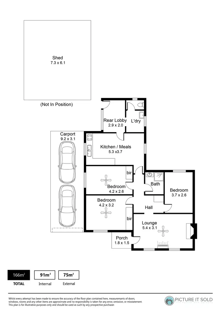 Floorplan of Homely house listing, 21 Talinga Avenue, Kilburn SA 5084