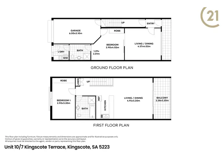 Floorplan of Homely apartment listing, Unit 10/7 Kingscote Terrace, Kingscote SA 5223