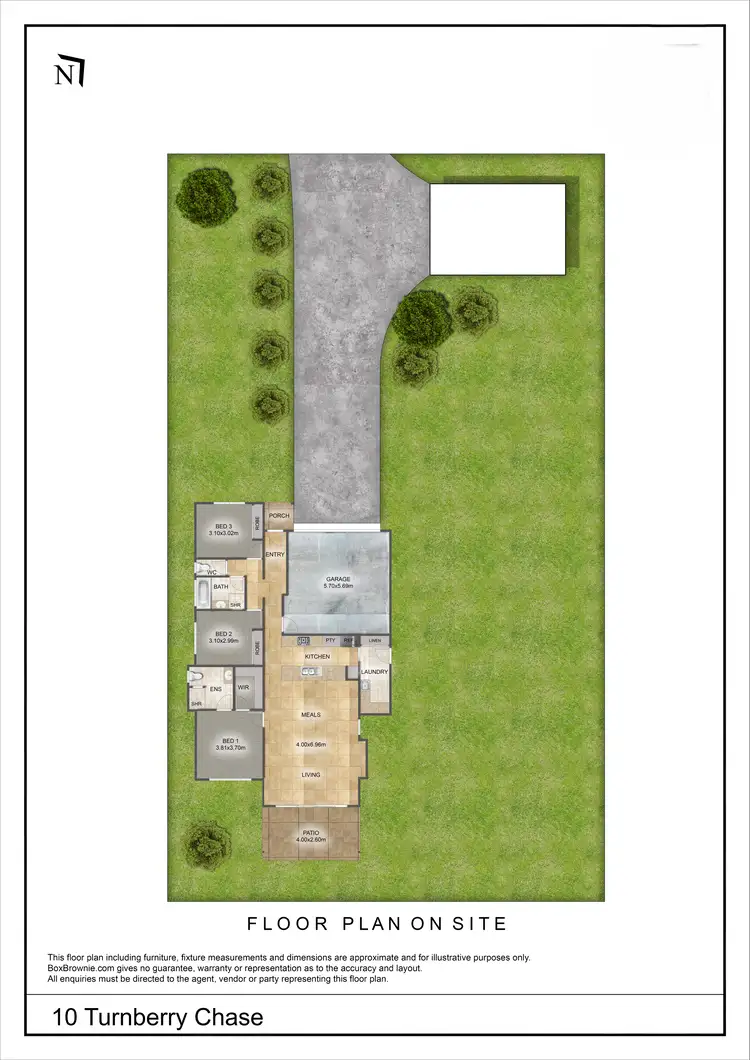 Floorplan of Homely rural property listing, 10 Turnberry Chase, Curra QLD 4570