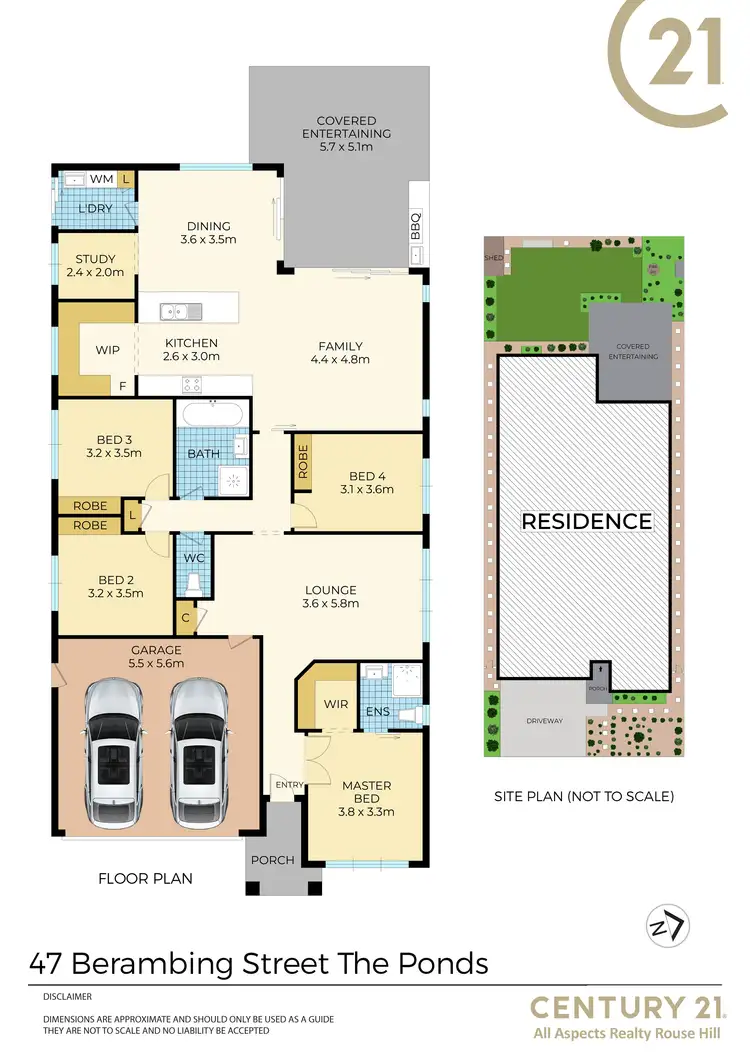 Floorplan of Homely house listing, 47 Berambing Street, The Ponds NSW 2769