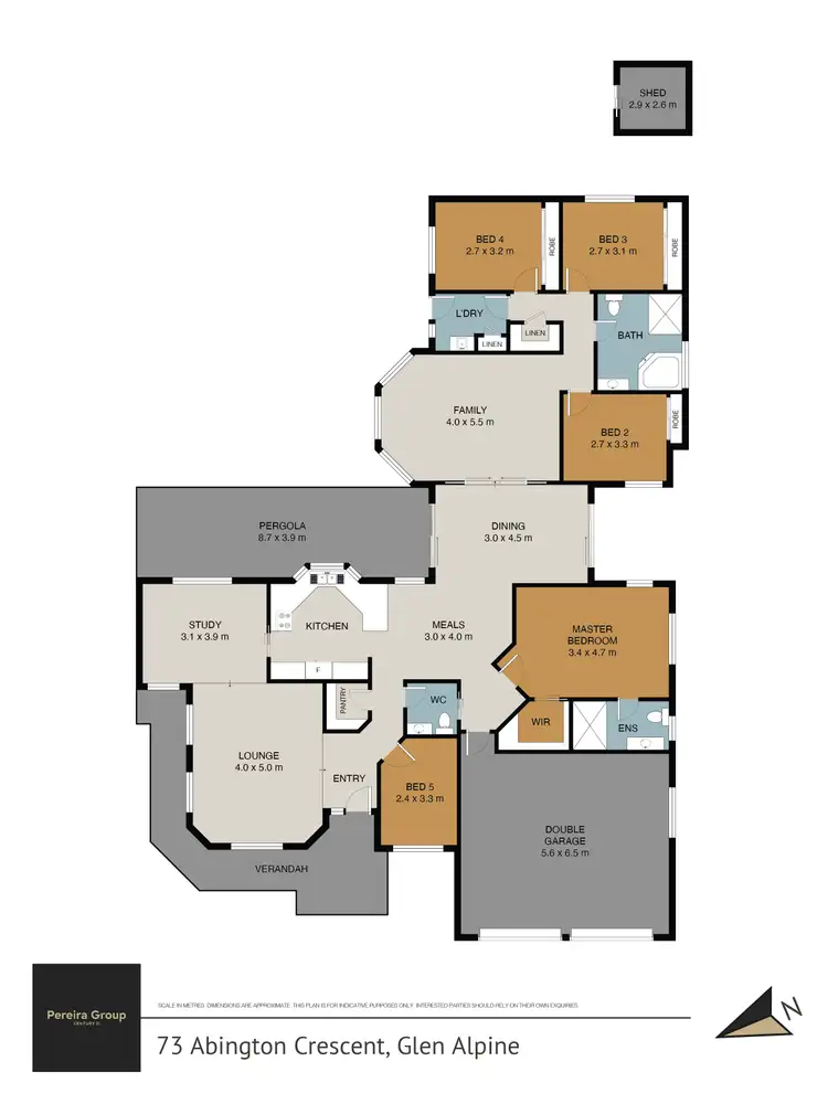 Floorplan of Homely house listing, 73 Abington Crescent, Glen Alpine NSW 2560