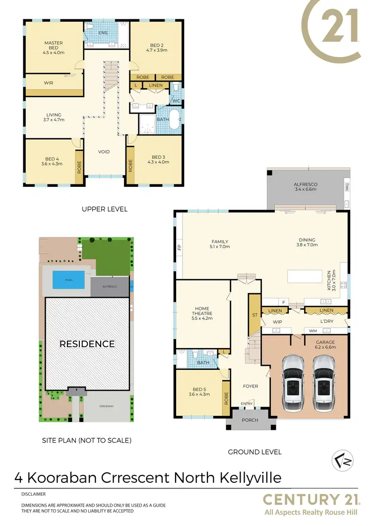 Floorplan of Homely house listing, 4 Kooraban Crescent, North Kellyville NSW 2155