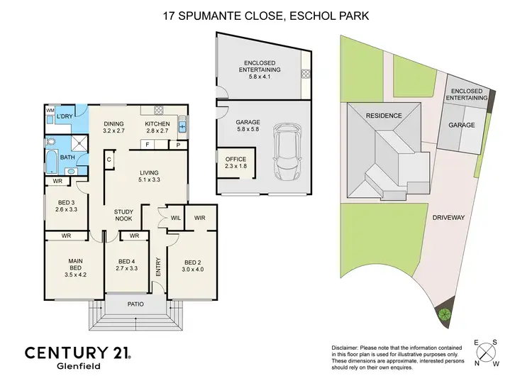 Floorplan of Homely house listing, 17 Spumante Close, Eschol Park NSW 2558