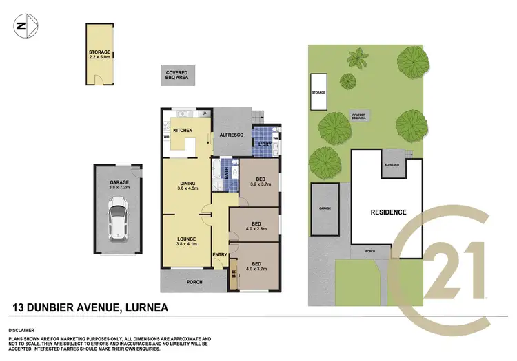 Floorplan of Homely house listing, 13 Dunbier Avenue, Lurnea NSW 2170