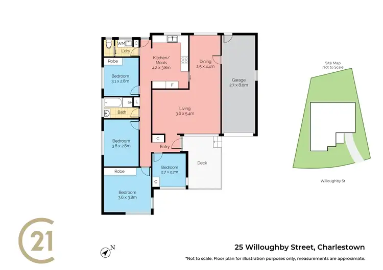 Floorplan of Homely house listing, 25 Willoughby Street, Charlestown NSW 2290