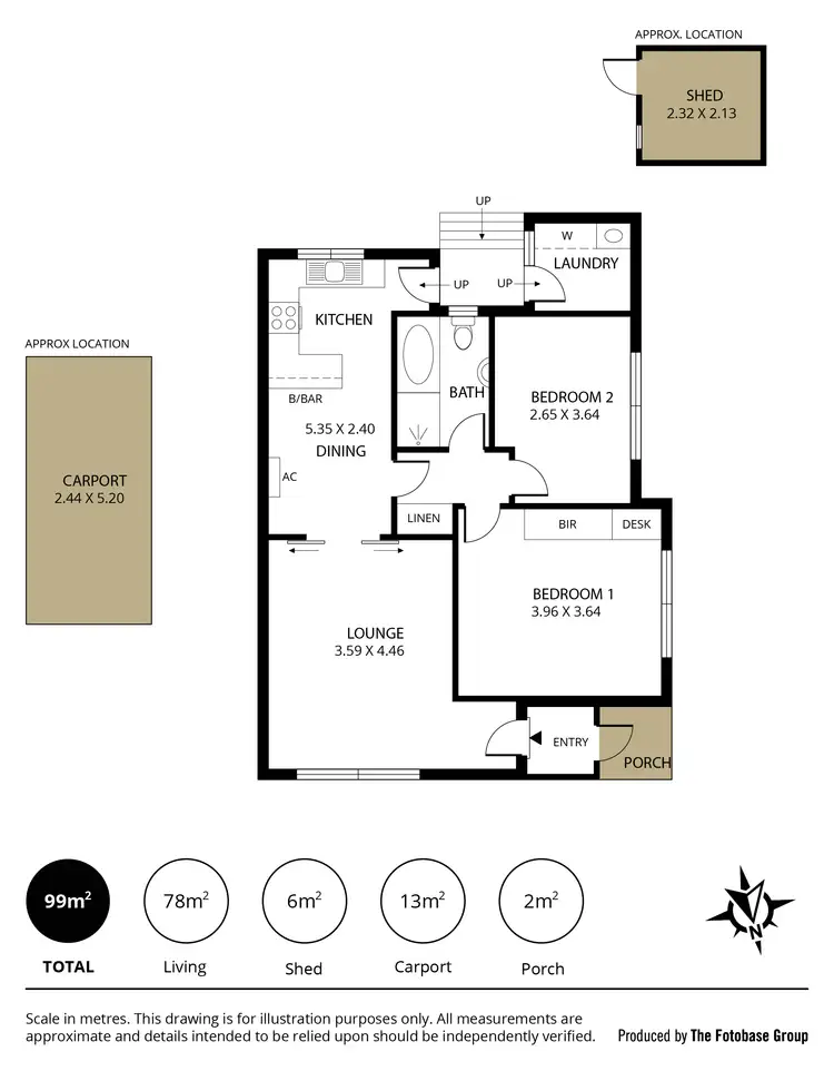 Floorplan of Homely unit listing, 4/290 Main South Road, Morphett Vale SA 5162