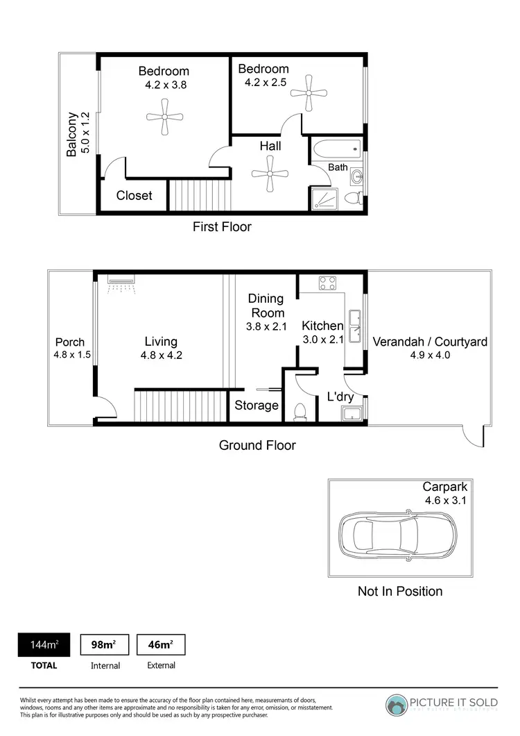 Floorplan of Homely townhouse listing, 29/9 O G Road, Klemzig SA 5087
