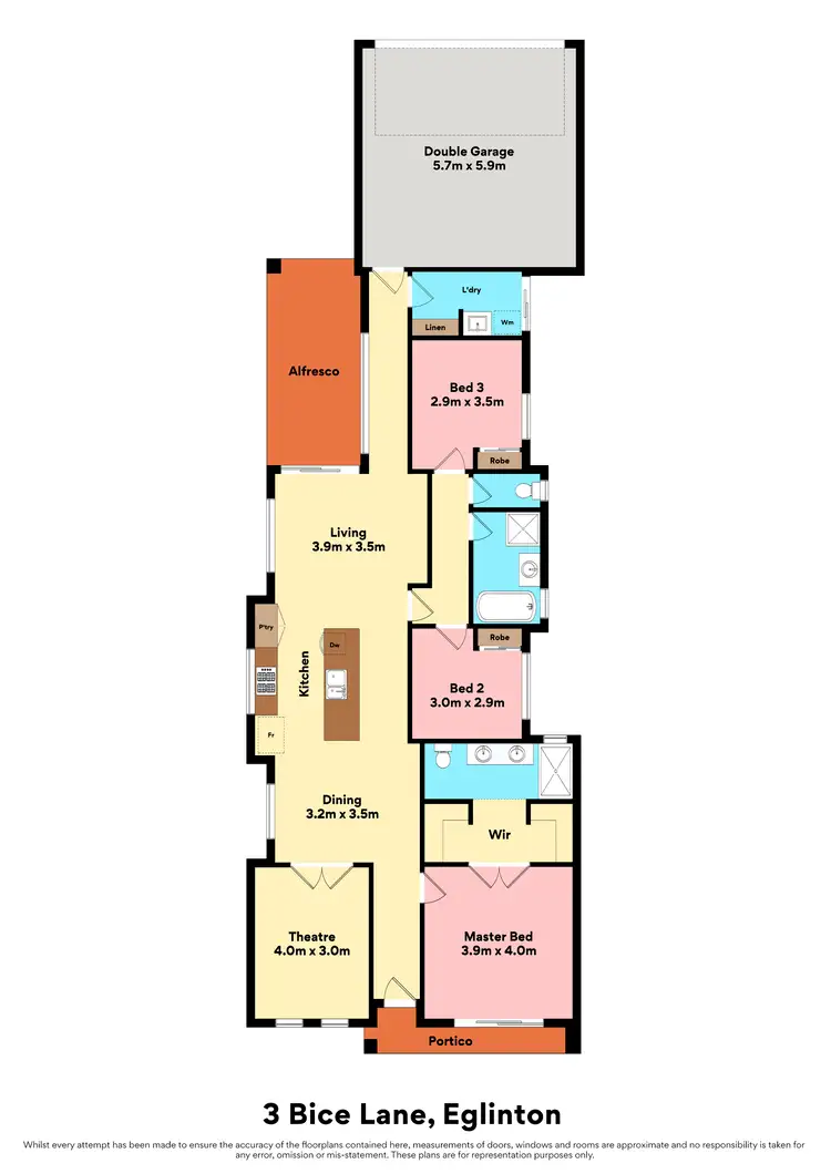 Floorplan of Homely house listing, 3 Bice Lane, Eglinton WA 6034