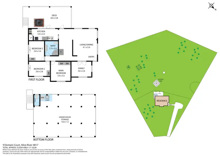Floorplan of Homely house listing, 9 Domain Court, Alice River QLD 4817