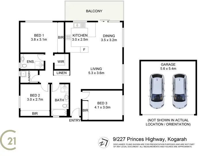 Floorplan of Homely apartment listing, 9/227-241 Princes Highway, Kogarah NSW 2217