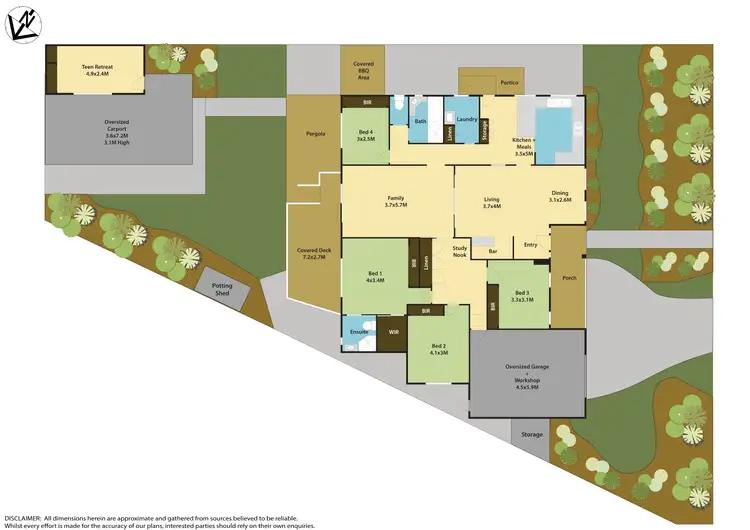 Floorplan of Homely house listing, 24 Shanke Crescent, Kings Langley NSW 2147