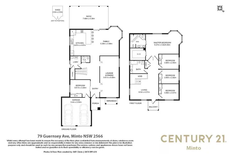 Floorplan of Homely house listing, 79 Guernsey Avenue, Minto NSW 2566