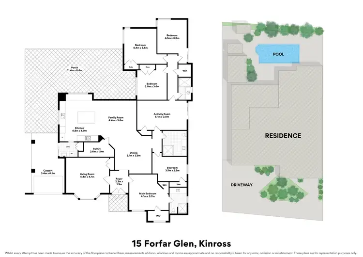 Floorplan of Homely house listing, 15 Forfar Glen, Kinross WA 6028