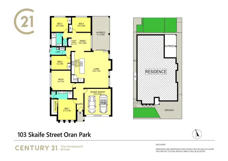 Floorplan of Homely house listing, 103 Skaife Street, Oran Park NSW 2570