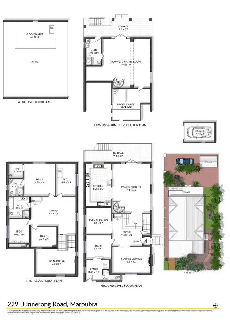 Floorplan of Homely house listing, 229 Bunnerong Road, Maroubra NSW 2035