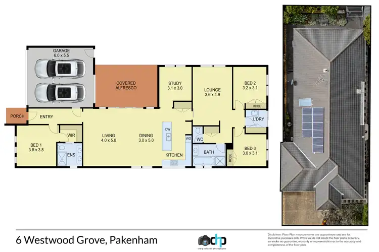 Floorplan of Homely house listing, 6 Westwood Grove, Pakenham VIC 3810