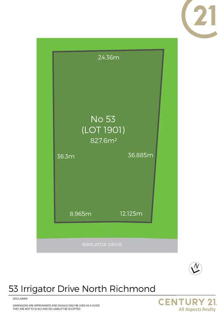 Floorplan of Homely land listing, 53 Irrigator Drive, North Richmond NSW 2754