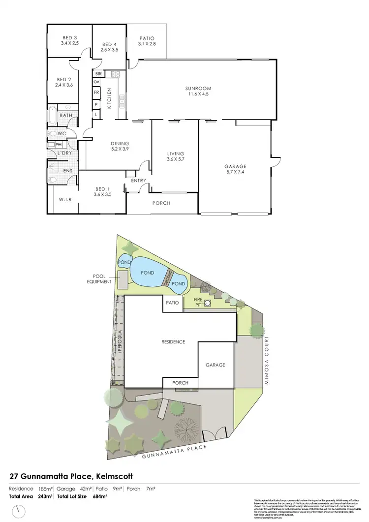 Floorplan of Homely house listing, 27 Gunnamatta Place, Kelmscott WA 6111